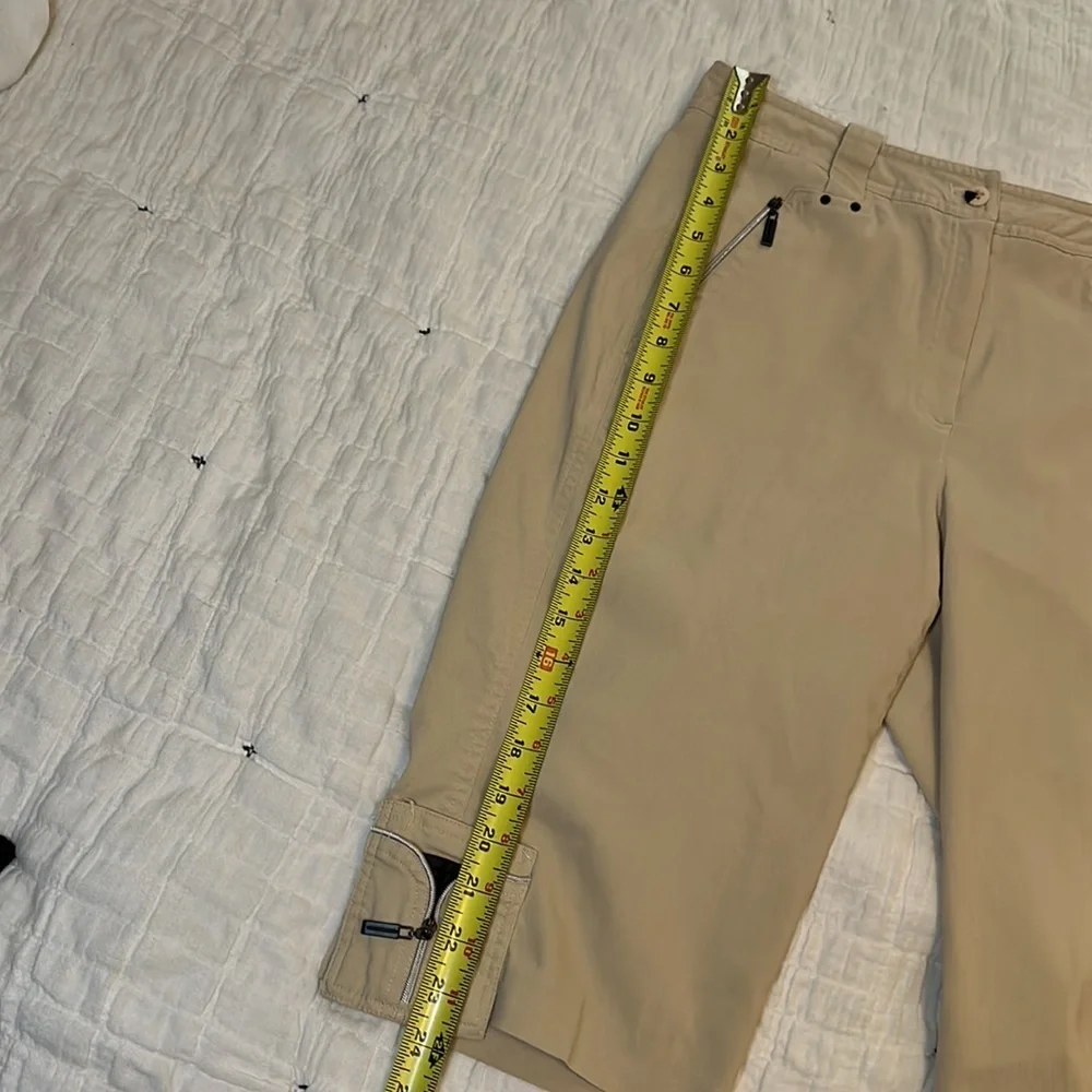 Jamie Sadock Beige Capris Size 8 - Picture 11 of 11